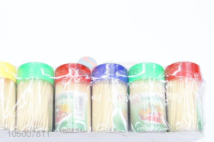 Eco-Friendly 12 Boxes Bamboo Toothpicks Set