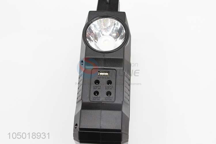 Factory Direct Supply Black Color Working Light with USB Charge and Charging Line Charge