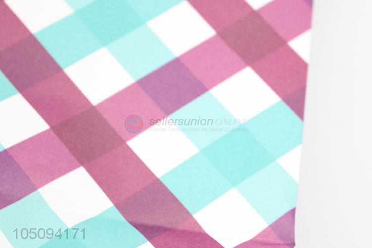 Wholesale Factory Supply Check Pattern Paper Shopping Gift Bag