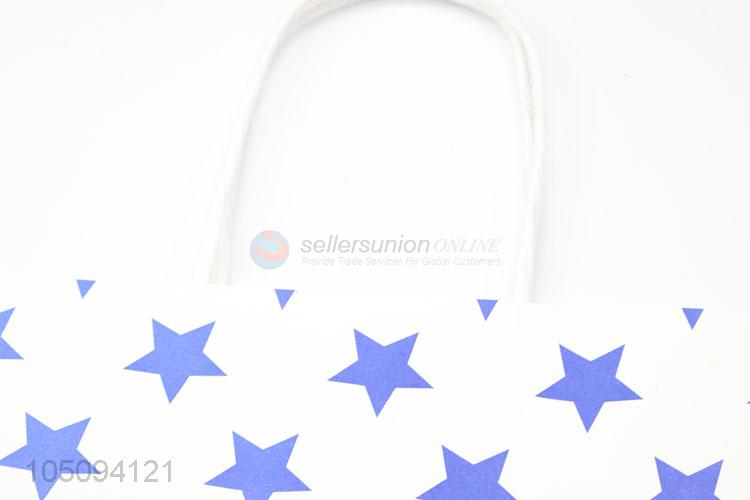 New Advertising Simple Star Pattern  Art Paper Package Gift Bag / Gift Shopping Bag