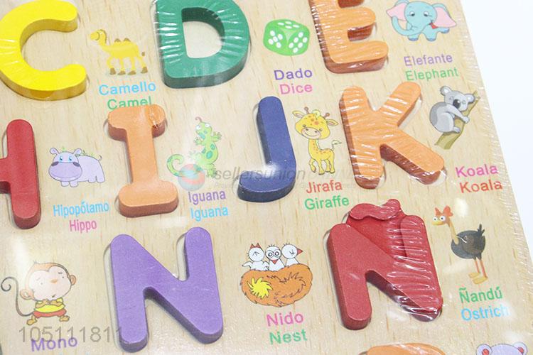 China Factory Price Candywood Spain Spanish And English Words Jigsaw Puzzle