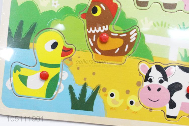 Nice Design Cheap Children Baby Puzzle Farm Animal Maze Child Wooden Toys