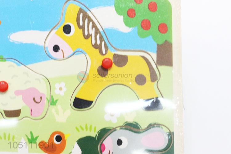 Nice Design Cheap Children Baby Puzzle Farm Animal Maze Child Wooden Toys