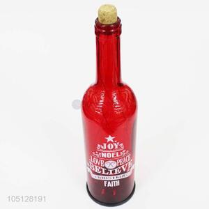 Fashion Design Christmas Decorative LED Lights Red Wine Bottle