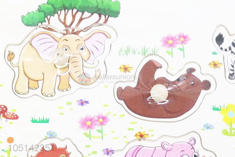 Wholesale Kids Montessori Educational Wooden Cartoon Animal Toys