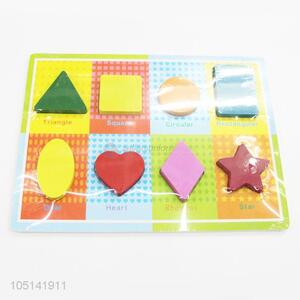 Factory Promotional Different Shape Game Card Jigsaw Puzzle Educational Baby Toys