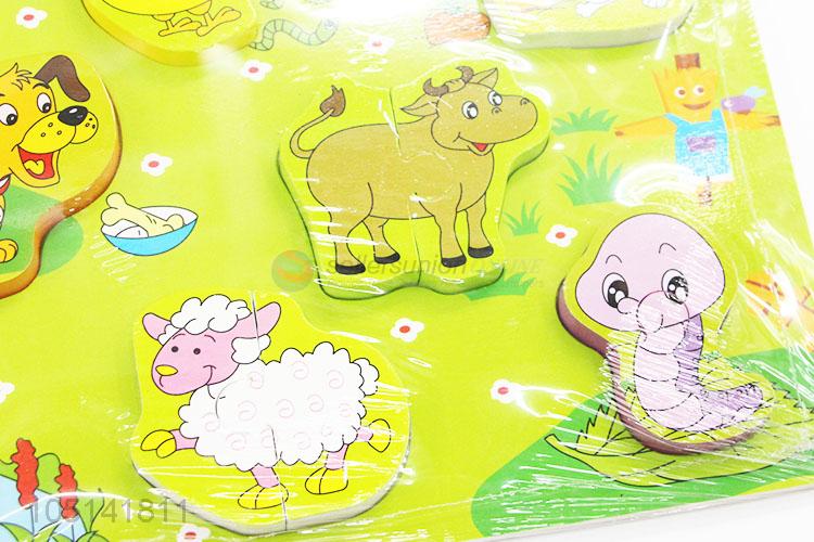 Factory Excellent Reusable Animal Cognition Puzzle Baby Puzzles