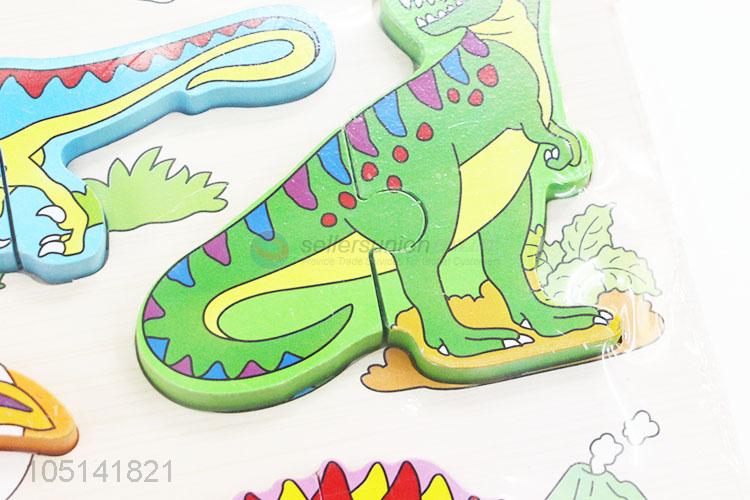 Chinese Factory Reusable Baby Kids Cognition Dinosaur Puzzle Toys