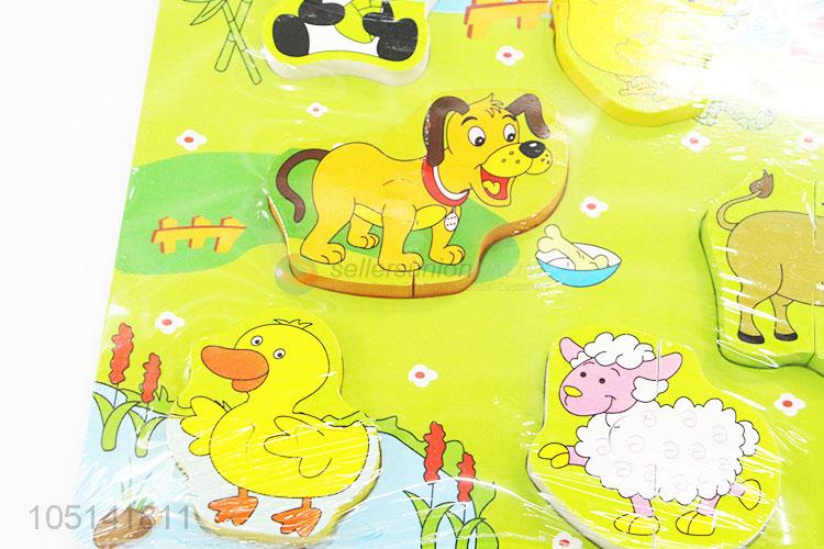 Factory Excellent Reusable Animal Cognition Puzzle Baby Puzzles