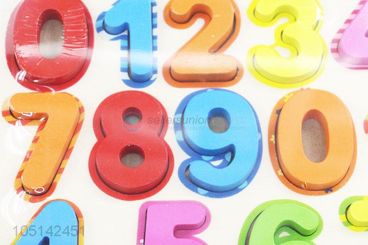 New Arrival Supply Alphabet Number Puzzle Educational Early Learning Toy