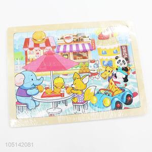 Latest Design 40 Pieces/Set Children Wooden Jigsaw Puzzle Toys