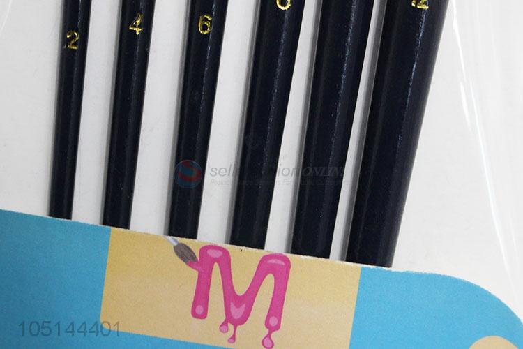 Factory Direct Supply 6 Pcs/Set Paint Brush Set for Students