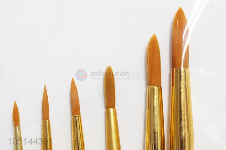 Portable Fashion 6 Pcs/Set Paints Oil Paint Brush Set Drawing Art Supplies