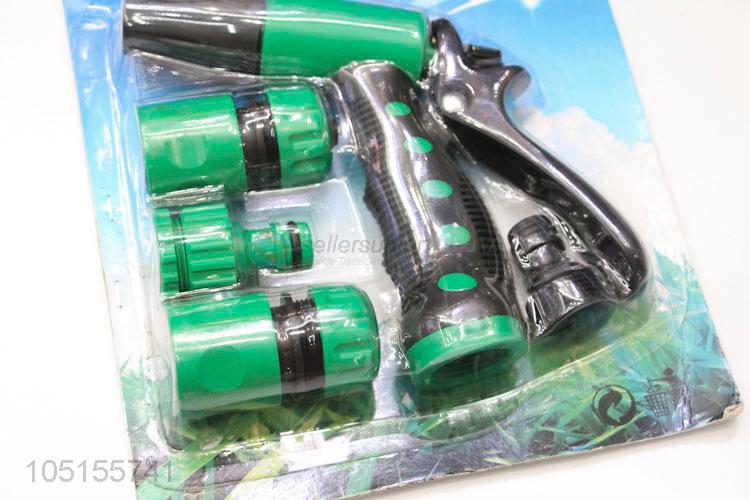 Best Low Price Green Color Abs Garden Water Spray Gun Set