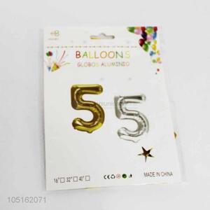 High Quality Number 5 Balloons Decorative Balloon