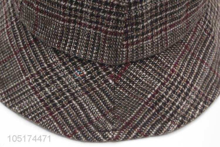 Cheap Price Casual Fisherman Caps Plaid Hats For Women