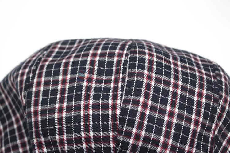 High Sales Plaid Flat News Boy Beret Hat Casual Cap Duckbill Caps