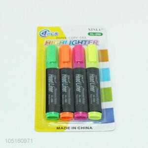 4Pcs/Set Colorful Highlighter Pen Color Mark Pen