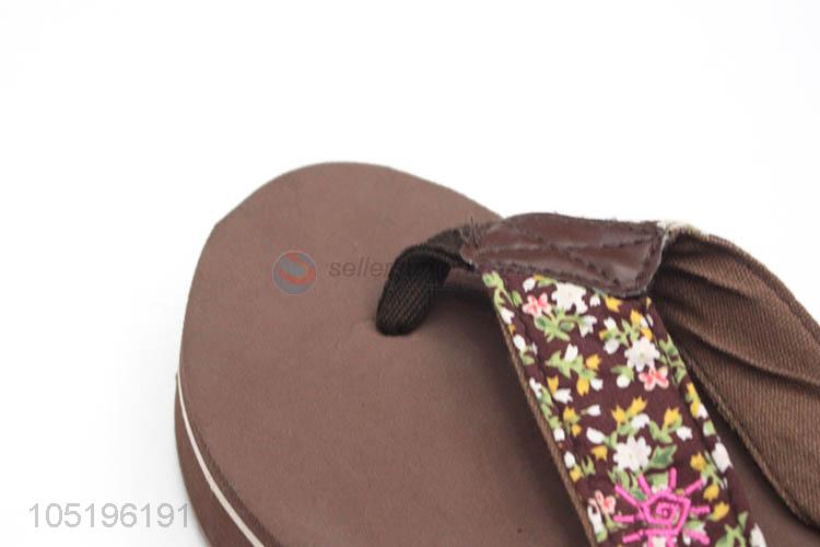 Made In China High Heel Slippers Women Summer Beach Shoes