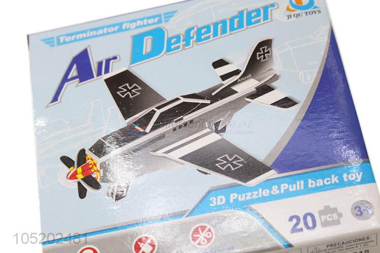 Promotional Item 3D Puzzle Air Defender Wooden Toy for Children