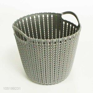 Good quality portable plastic braided basket wholesale
