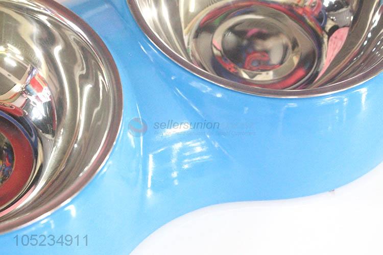 Recent design dog pet bowl feeding drinking water bowl