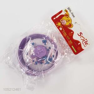Utility premium quality round plastic power puff case baby supplies