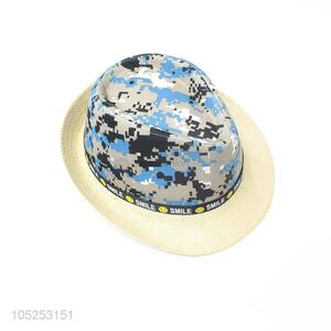 Wholesale Fashion Children Camouflage Billycock Hat