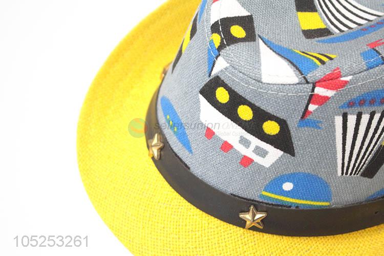 Good Sale Colorful Sunhat Children Fedora Hat