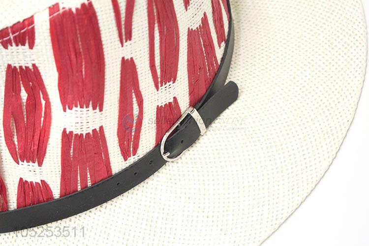 High Quality Paper Straw Hat Adult Fedora Hat