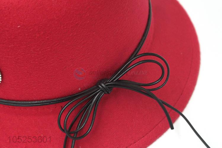 Popular Adult Billycock Hat Fashion Woman Nylon Hat