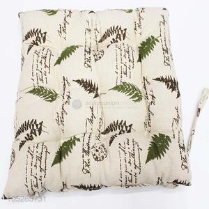 Hot Sale Leaf Pattern Pp Cotton Stuffed Seat Cushion