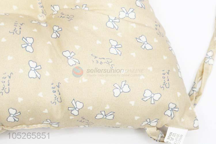 Cute Bowknot Style Pp Cotton Stuffed Seat Cushion