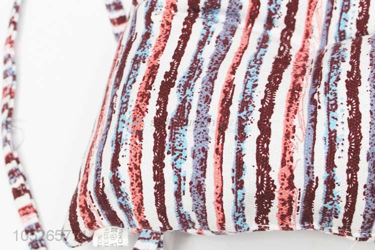 Cheap Price Colorful Striped Pp Cotton Stuffed Seat Cushion