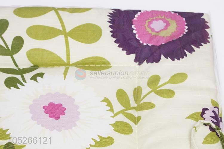 Hot Selling  Green Flower Pattern Square Cushion/Pillow