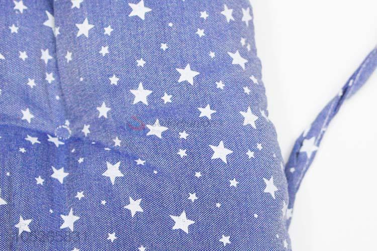 Wholesale Pp Cotton Stuffed Blue Color Star Pattern Seat Cushion With Low Price