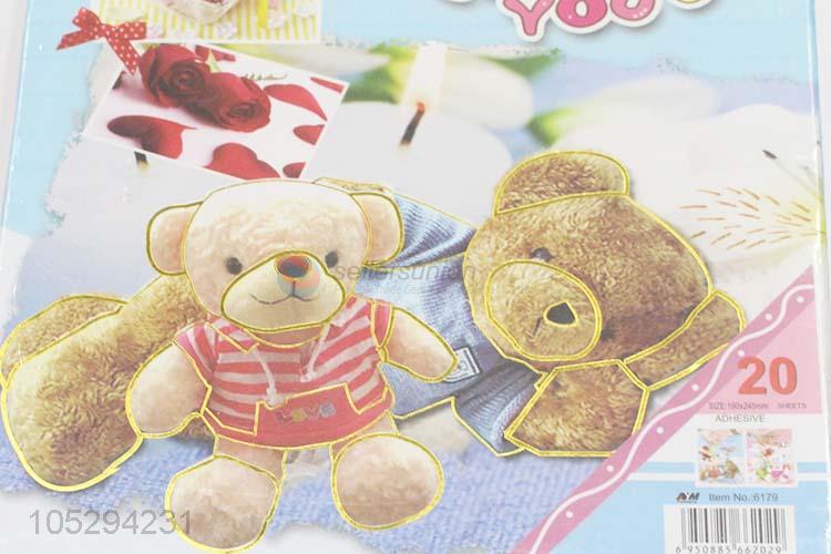 Popular Lovely Bear Printing Digital Photo Album, Digital Book Printing with Paste Inside Pages