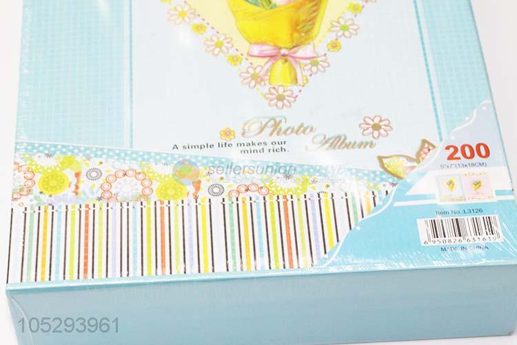 Hot Sale Hardcover Photo Albums Paper Photobook with Transparent Inside Pages