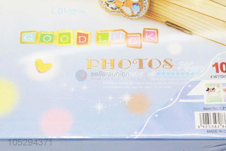 Factory Direct Paper Cover Scrapbook Photo Album with Paste Inside Pages