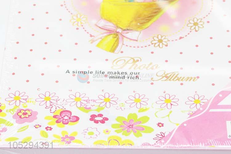 Popular Promotion Diy Custom Flower Printed Wedding Birthday Gift Scrapbook Album with Paste Inside Pages