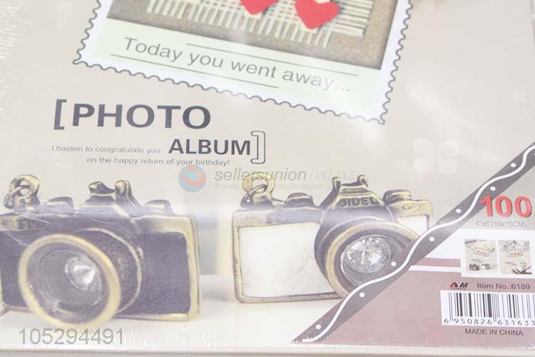 Cheap Price Wholesale Wedding Photo Album Photo Storage Photobook with Paste Inside Pages