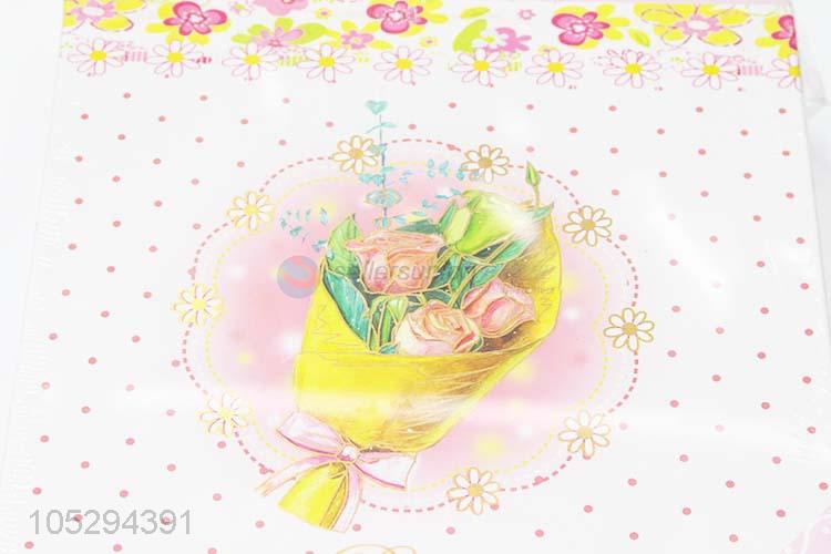 Popular Promotion Diy Custom Flower Printed Wedding Birthday Gift Scrapbook Album with Paste Inside Pages