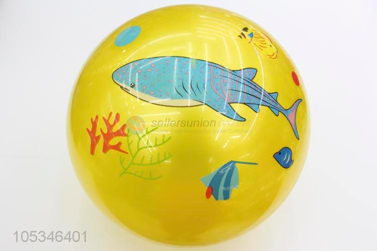 Fashion Cartoon Whale Pattern Soft Toy Bouncing Pvc Ball Printed Balls