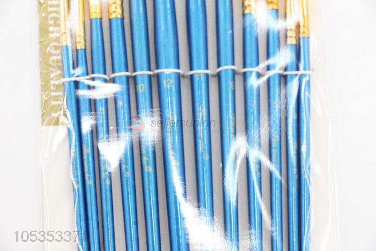 Wholesale Top Quality 12pcs Watercolor Drawing Paintbrush Art Supplies