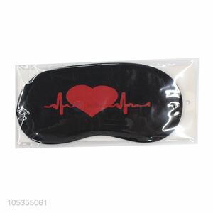 Best selling heart beat printed eye mask sleeing eye patch