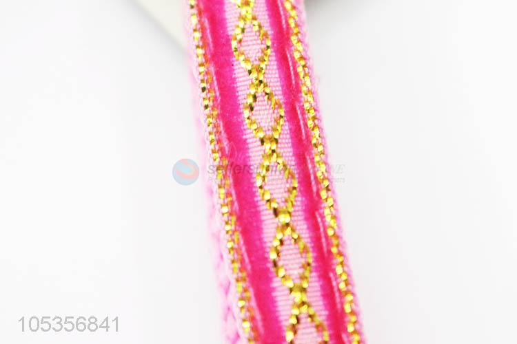 Popular Gold Wire Applique Collar For Pet