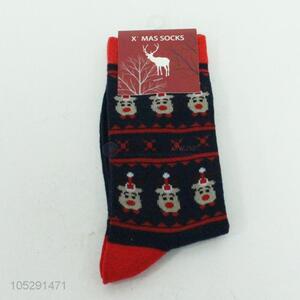 Best selling wholesale elk printed socks for boys