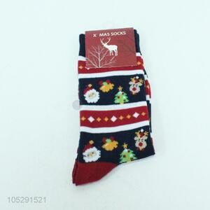 Wholesale cheap Christmas style boys warm socks