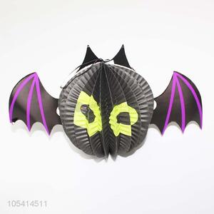 Unique Design Paper Bat Shape Halloween Ornament