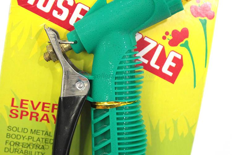 China Wholesale Solid Metal Body-plated Lever Spray Nozzle